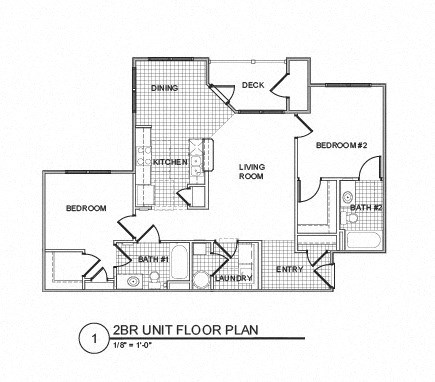 floor plan  2nd and 3rd floor with 2 bedrooms  4605
